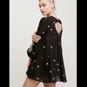 Free People Embroidered Tunic Dress
